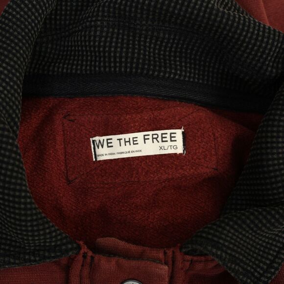 Free People We The Free Cabin Chore Jacket Top Buttondown Oversized XL 284351 - Picture 9 of 9